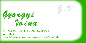 gyorgyi voina business card